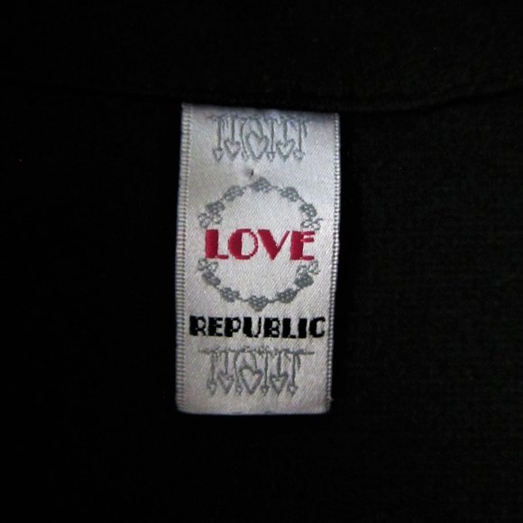 Collared Black Jacket/Blazer with gold buttons - Picture 3 of 9